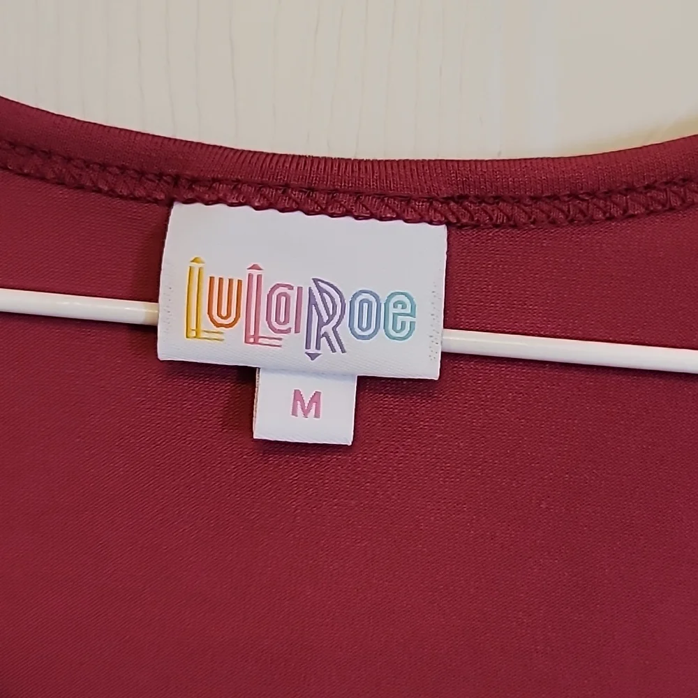 NWT Lularoe Raspberry Colored Tank Top - Medium - Picture 4 of 5